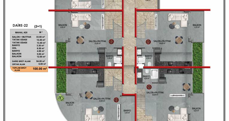 New off-plan project in Kestel